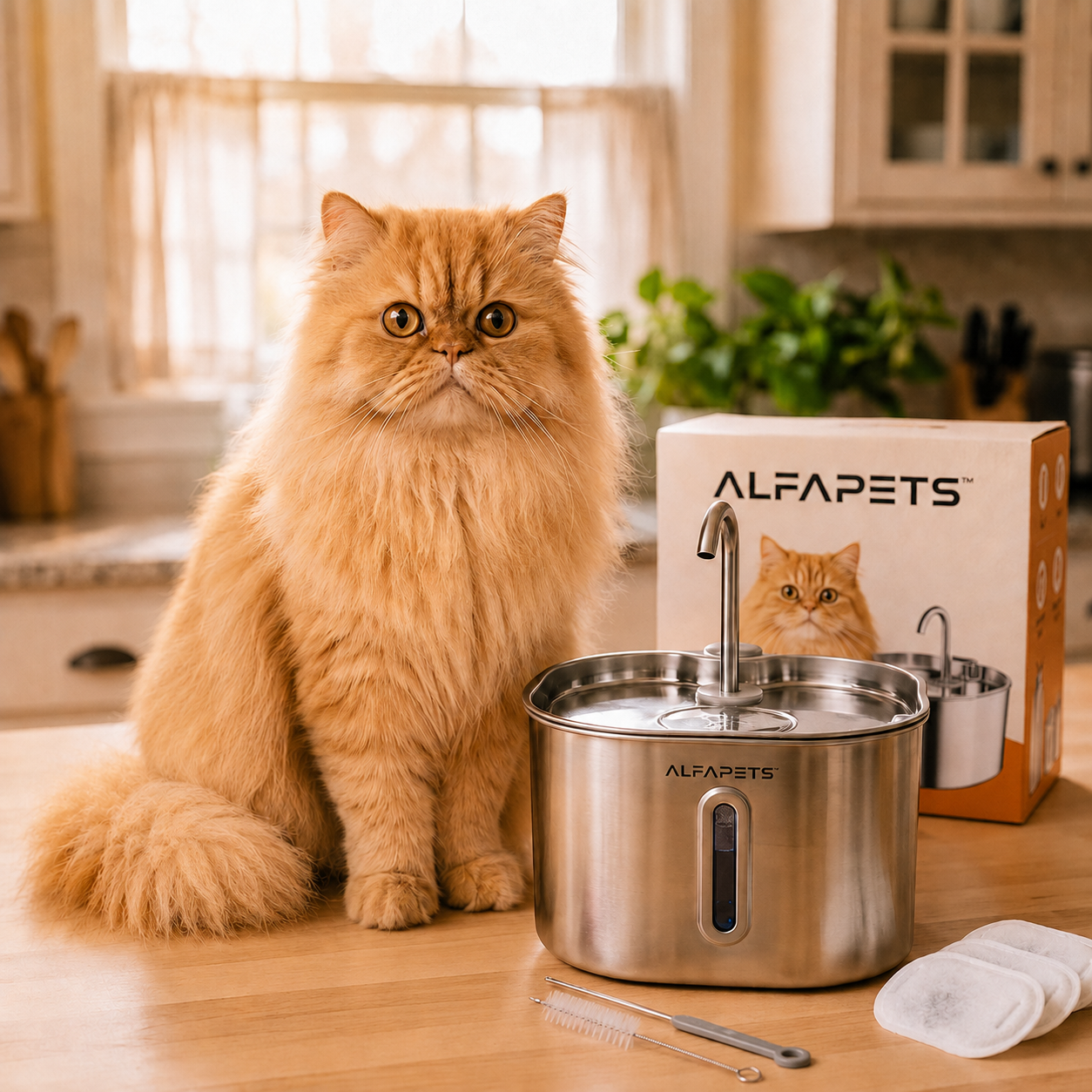 ALFAPETS™ SteelFlow – Fontana per Gatti 2,2L